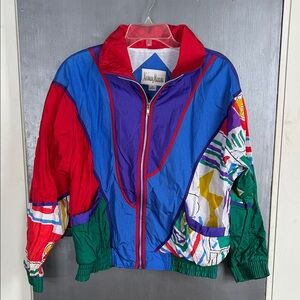 Colorful Windbreaker Track Jacket
